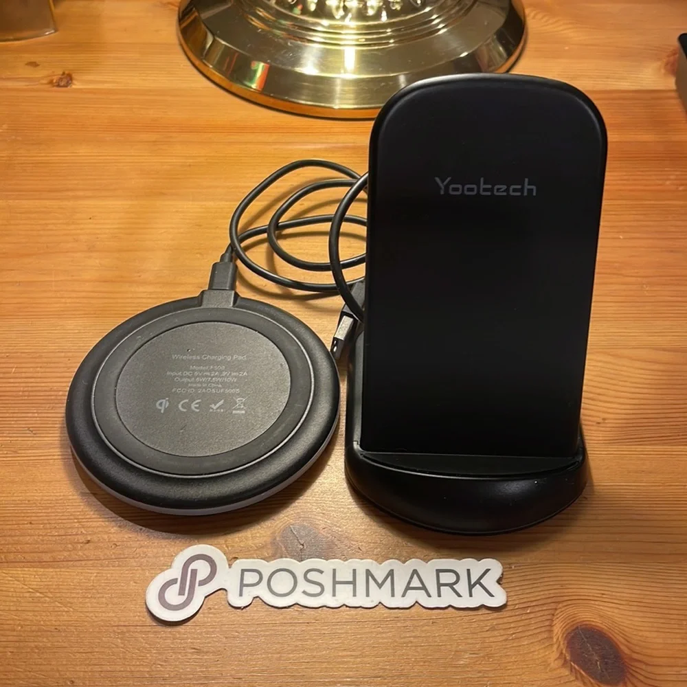 Yootech Wireless Charger & Stand • Fast Charging • Universal Qi Compatible • GUC